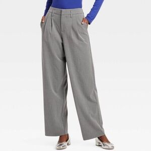 a New Day Gray High-Rise Straight Trousers